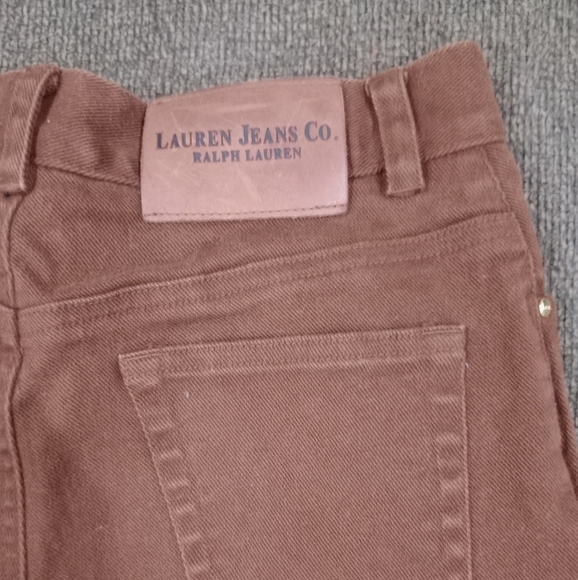 Lauren Jeans Co. Ralph Lauren Brown Mom Jeans Women's Size 4 Petite Retro Preppy - Picture 11 of 11
